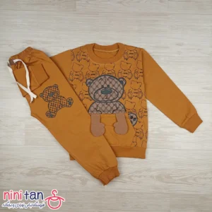 بلوز شلوار بچگانه طرح خرس گوچی