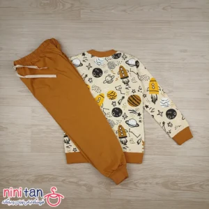 بلوز شلوار بچگانه طرح فضانورد