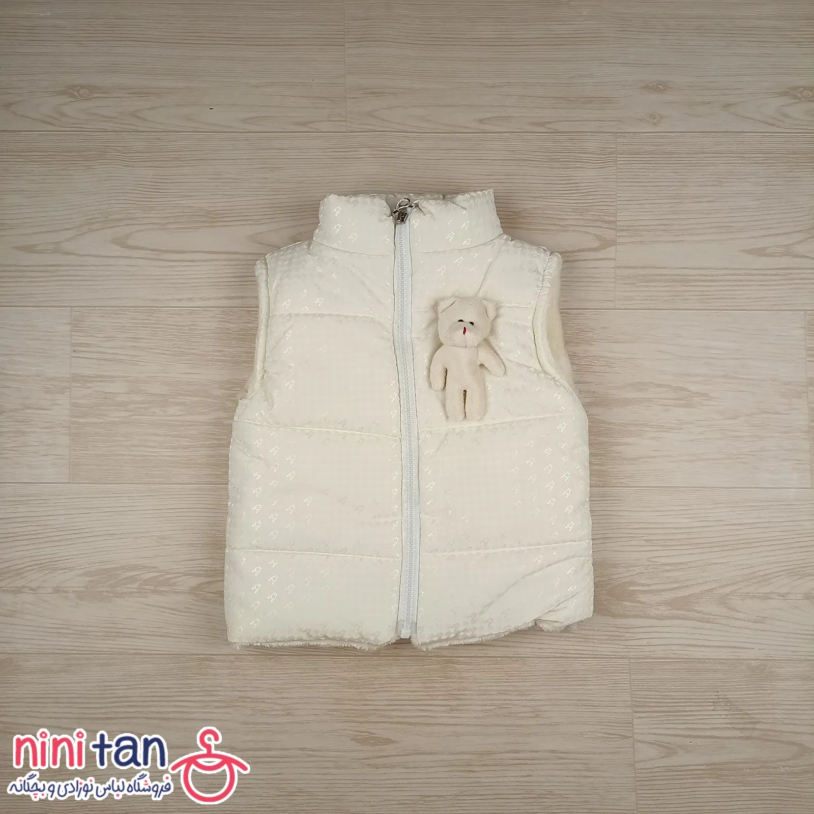 پافر بچگانه سیلیکونی عروسکدار سایز 4 و5 سفید طرحدار (1) پافر بچگانه سیلیکونی عروسکدار