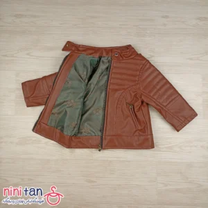 کاپشن بچگانه چرم