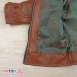 کاپشن بچگانه چرم