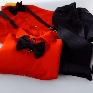 بلوز شلوار بچگانه یلدا 4 تکه