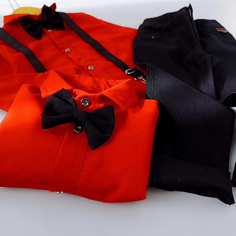 بلوز شلوار بچگانه یلدا 4 تکه