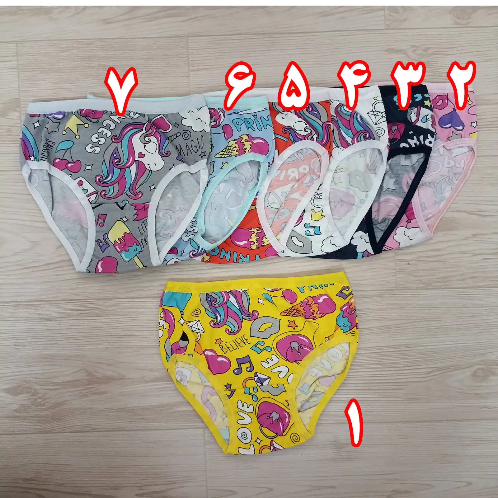 شورت دخترانه ۴ تا ۶ سال اسلیپ