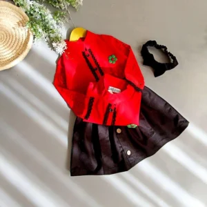 شومیز دامن دخترانه یلدا با تل