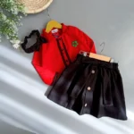 شومیز دامن دخترانه یلدا با تل