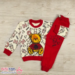 بلوز شلوار بچگانه خرس روبات سایز ۳۵ تا ۵۰