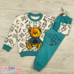 بلوز شلوار بچگانه خرس روبات سایز ۳۵ تا ۵۰