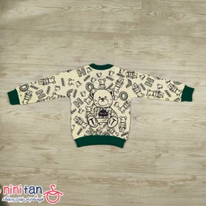 بلوز شلوار بچگانه خرس روبات سایز ۳۵ تا ۵۰