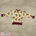 بلوز شلوار بچگانه دخترانه خرس و گل سایز ۳۵ تا ۵۰