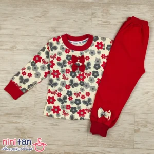 بلوز شلوار بچگانه دخترانه گل گلی سایز ۳۵ تا ۵۰