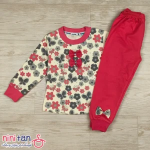 بلوز شلوار بچگانه دخترانه گل گلی سایز ۳۵ تا ۵۰