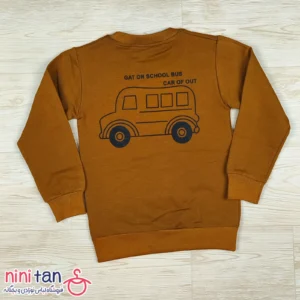 بلوز شلوار بچگانه طرح اتوبوس سایز ۴۰ تا ۵۰