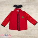 شومیز دامن دخترانه یلدا با تل سایز 40 تا 60 - Image 5