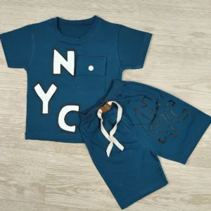 تیشرت شلوارک بچگانه NYC سایز 35 تا 50