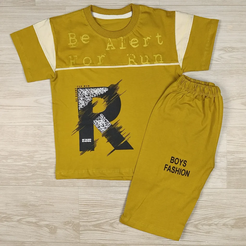 تیشرت شلوارک بچگانه R سایز 45 - 50